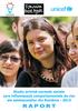 Studiu privind normele sociale care influenţează comportamentele de risc ale adolescenţilor din România 2014 RAPORT