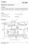 TEA1007. Simple Phase Control Circuit. Description. Features. Block Diagram