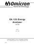 EA 125 Energy Analyser