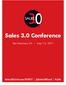 Sales 3.0 Conference. San Francisco, CA May 1-2, #s30c