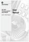 Allen-Bradley. User Manual. SLC 500 Thermocouple/mV Input Module. (Cat. No NT4, Series B)