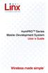 HumPRO TM Series Master Development System User's Guide