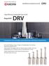 DRV DRV. MagicDrill. High Efficiency Indexable Insert Drill