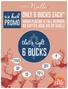 6 BUCKS. that's right... six buck PROMO ONLY 6 BUCKS EACH* WHEN PLACING A FALL REORDER, NO MATTER HOW BIG OR SMALL!