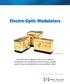 Electro-Optic Modulators