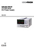 Instruction Manual IPS X303 Series DC Power Supply