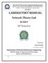 LABORATORY MANUAL. Network Theory Lab EE-223-F