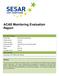 ACAS Monitoring Evaluation Report