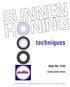 techniques data file: #102 HONING SHORT BORES SUNNEN PRODUCTS CO MANCHESTER ROAD ST. LOUIS, MO U.S.A. PHONE: