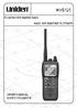 MHS125 FLOATING VHF MARINE RADIO RADIO VHF MARITIME FLOTTANTE OWNER S MANUAL GUIDE D UTILISATION