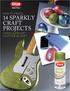14 Sparkly Craft Projects ebook from Krylon