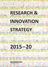 RESEARCH & INNOVATION STRATEGY