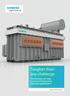 Tougher than any challenge. Transformers for highcurrent. industrial applications. siemens.com/transformers