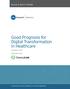 Good Prognosis for Digital Transformation in Healthcare