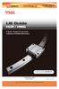 LM Guide HCR / HMG. R Guide / Straight-Curved Guide Achieving a Simplified Mechanism. For details, visit THK at. CATALOG No.306-7E