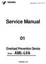 Publication No. W E. Service Manual. Overload Prevention Device AML-LIIA. Model TADANO LTD.