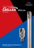 High Efficiency Finishing Special Shape Tool Series. GF3L type. GALLEA series. New Product News No.1802E