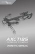 CROSSBOWS AXCT185. Compound Crossbow OWNER S MANUAL