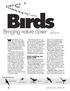 Birds. Bringing nature closer by Theresa M. Sull