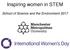 Inspiring women in STEM. School of Science and the Environment 2017