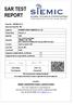 SAR TEST REPORT SIEMIC (SHENZHEN-CHINA) LABORATORIES. Report No.: FCC-H Supersede Report No.: N/A MOBIWIRE MOBILES (NINGBO) CO.