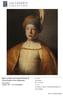 Boy in a Cape and Turban (Portrait of Prince Rupert of the Palatinate) Jan Lievens (Leiden Amsterdam) ca oil on panel x 51.