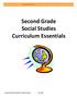Second Grade Social Studies Curriculum Essentials Document