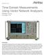 Time Domain Measurements Using Vector Network Analyzers