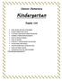 Kindergarten. Clemson Elementary. Supply List