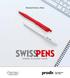 INDEX. SwissPens 2. Our quality line 4. Premec. Good for you 7. - Chalk ABS 8. - Chalk Soft Touch 9. - Torsion ABS Torsion Soft Touch 11
