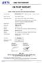 EMC TEST REPORT CE TEST REPORT. for Audio / Video receivers and associated equipment