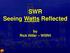 SWR Seeing Watts Reflected. by Rick Hiller W5RH