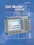 Cell Master MT8212B. Cable, Antenna and Base Station Analyzer
