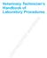Veterinary Technician s Handbook of Laboratory Procedures COPYRIGHTED MATERIAL