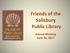 Friends of the Salisbury Public Library. Annual Meeting June 20, 2017