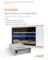 WSA5000. Real-Time Spectrum Analyzer (RTSA) 100 khz to 8 GHz / 18 GHz / 27 GHz. Product Brochure and Technical Datasheet Preliminary.