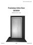 Frameless Inline Door QCI5254
