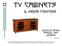 TV Cabinets. & media centers