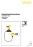 Operating Instructions VEGAMIP R62 Receiving unit - Transistor