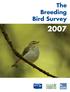 The Breeding Bird Survey