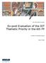 Ex-post Evaluation of the IST Thematic Priority in the 6th FP