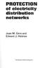 PROTECTION of electricity distribution networks