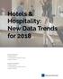 Hotels & Hospitality: New Data Trends for 2018
