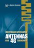 Multiband Integrated Antennas for 4G Terminals