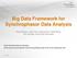 Big Data Framework for Synchrophasor Data Analysis