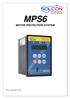 MPS6 MOTOR PROTECTION SYSTEM