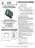 K30 BLIND CONTROLLER AND MINI-PROGRAMMER. Engineering Manual Vr. 0.2 (ENG) - cod.: ISTR-MK30ENG02