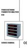POWER NETWORK PARAMETER ANALYSER N10