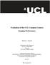 Evaluation of the UCL Compton Camera Imaging Performance