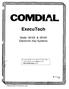 COMCHAL. ExecuTech. Model 0616X & 0816X Electronic Key Systems